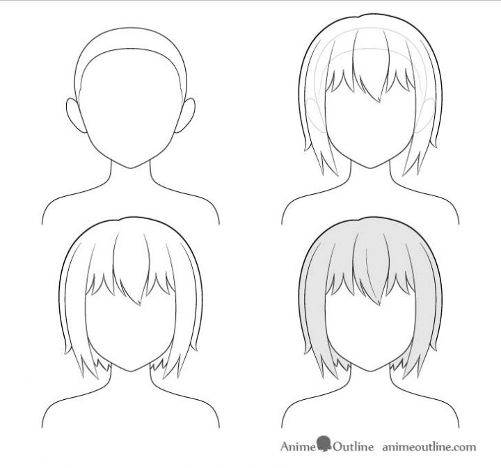 Como Desenhar Cabelo De Anime: Passo a Passo